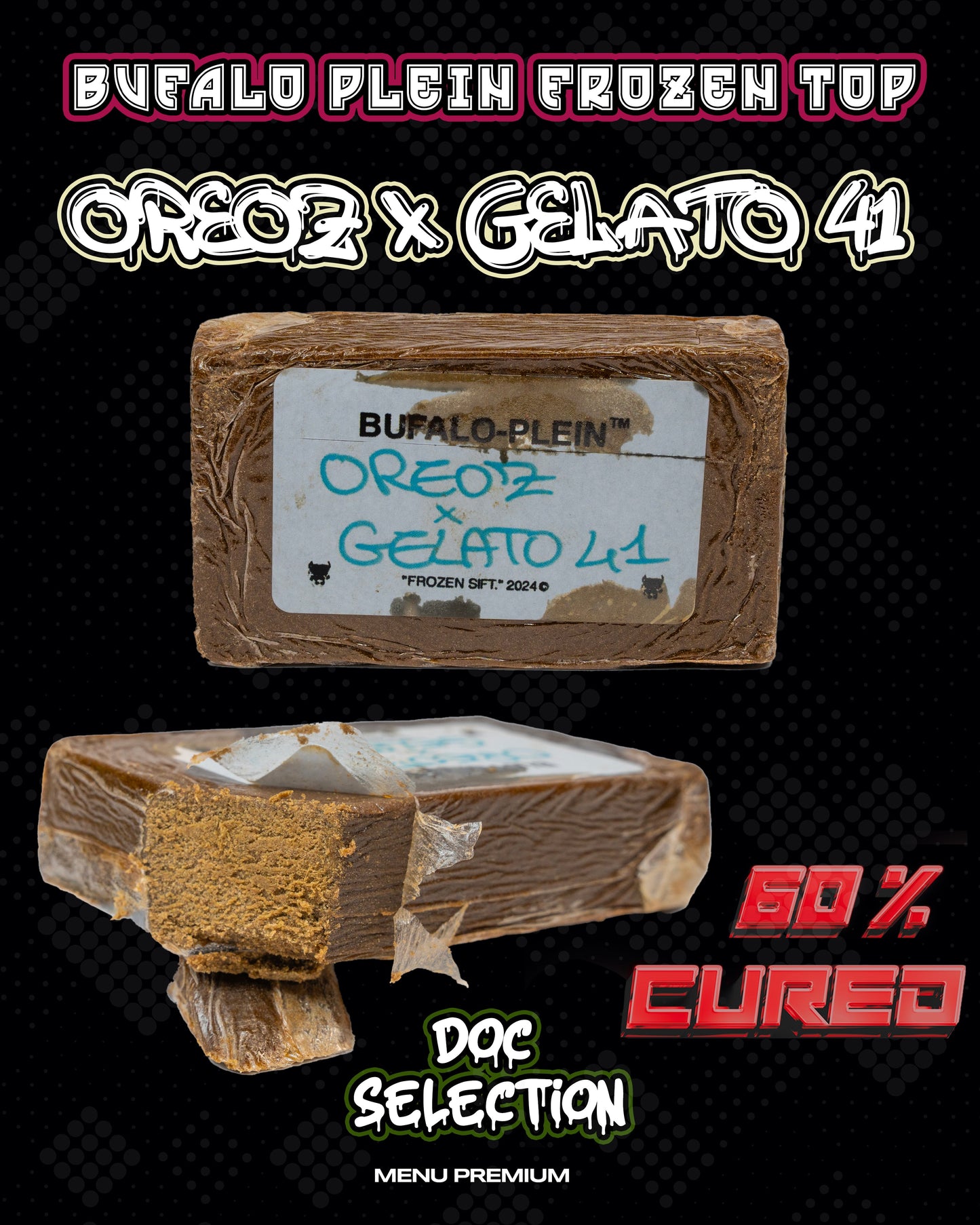 𝘽𝙪𝙛𝙖𝙡𝙤 𝙋𝙡𝙚𝙞𝙣 𝙁𝙧𝙤𝙯𝙚𝙣 𝙏𝙤𝙥 - 𝙊𝙧𝙚𝙤𝙯 𝙭 𝙂𝙚𝙡𝙖𝙩𝙤 𝟰𝟭