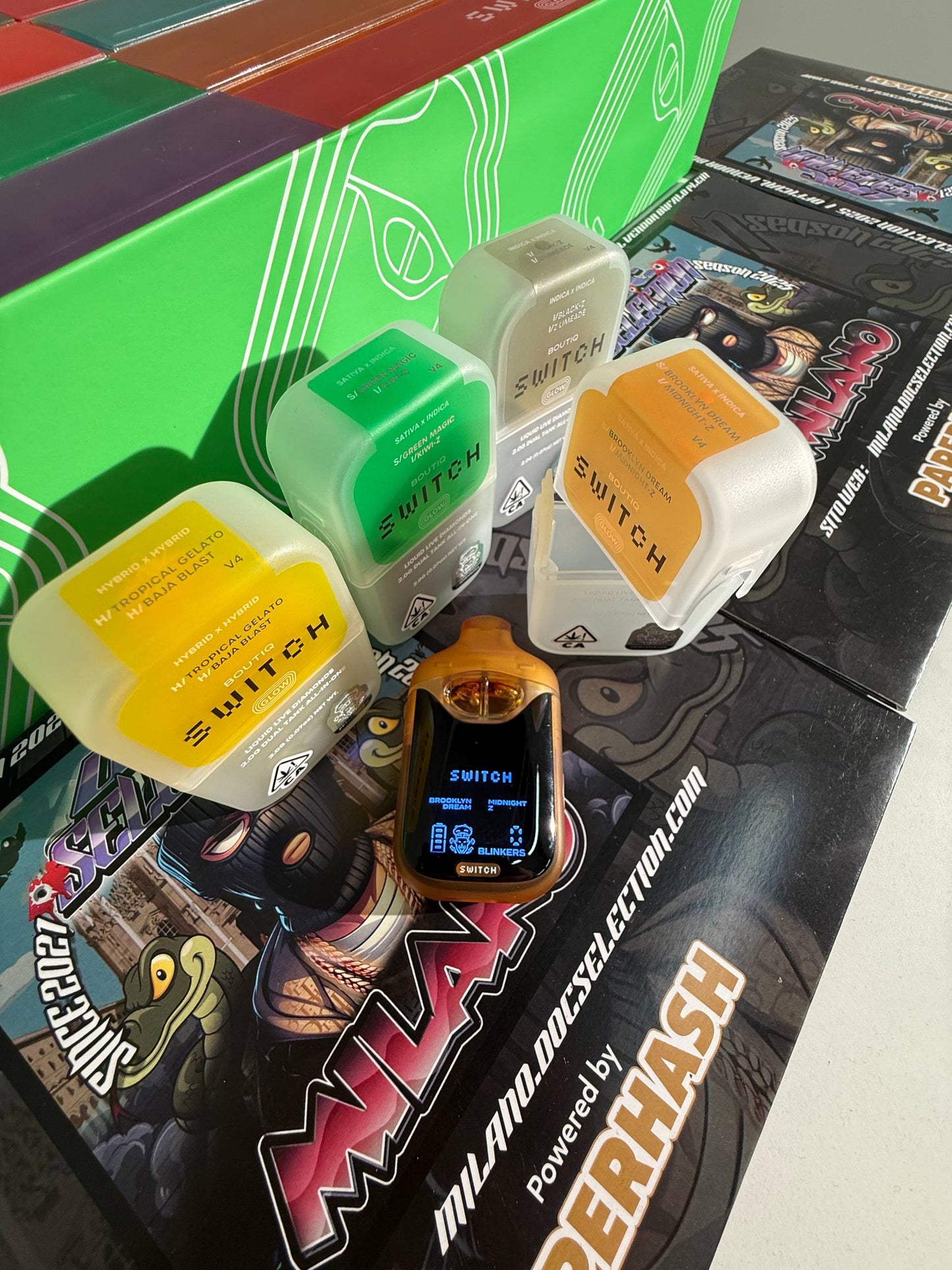 Vape Diamonds 2gr Switch Boutique 2 flavour - BROOKLYN DREAM - MIDNIGHT Z