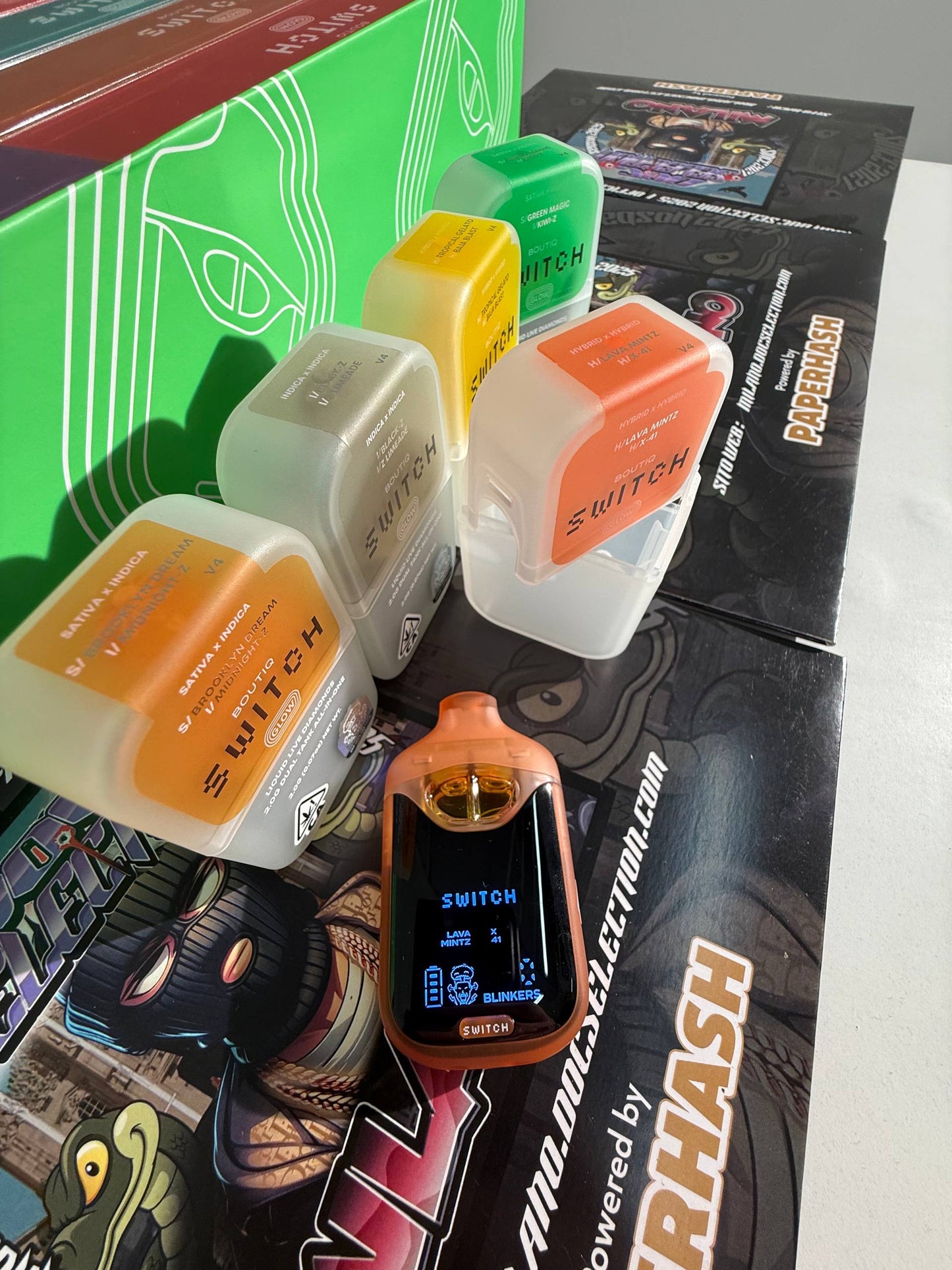 Vape Diamonds 2gr Switch Boutique 2 flavour - LAVA MINTZ - X 41